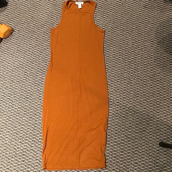 Forever 21 Rust Orange midi dress - Picture 3 of 3